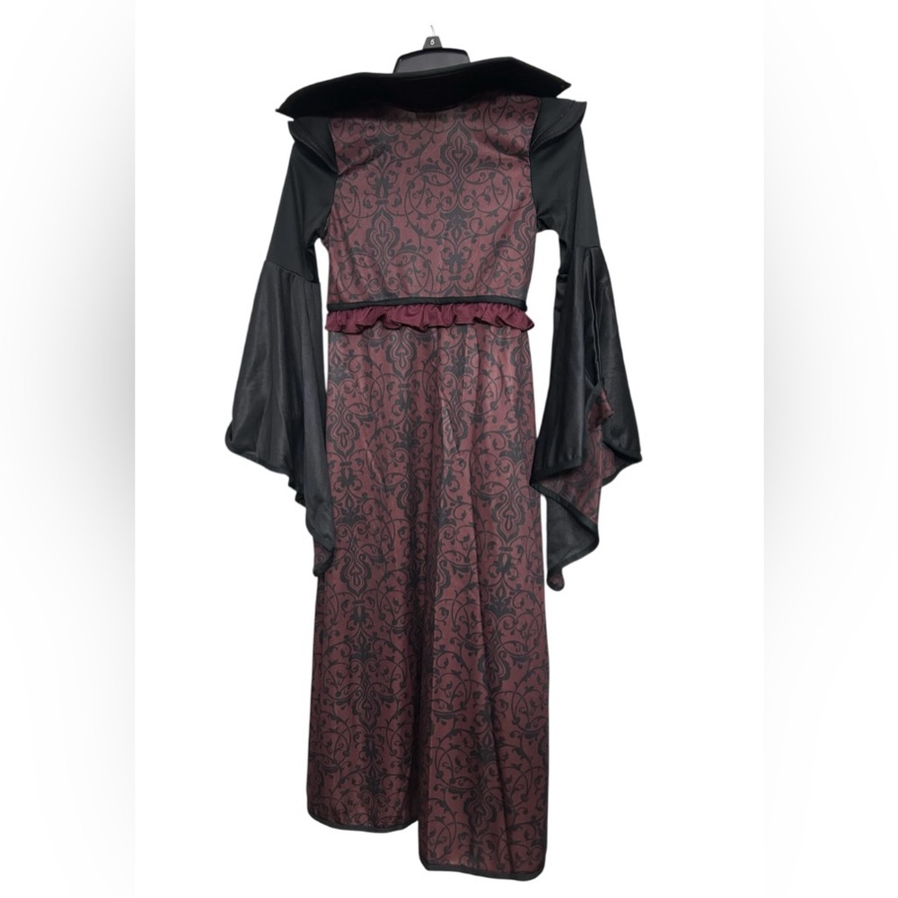 Vintage Victorian Vampire Halloween Costume Girls size small Dress whimsygoth - Picture 3 of 8